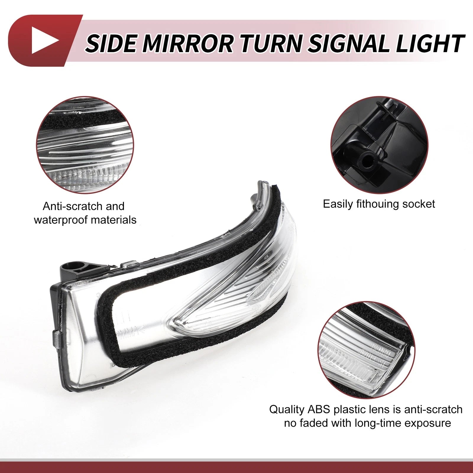 Left LED Turn Signal Light for Hyundai Santa Fe (2019–2021)