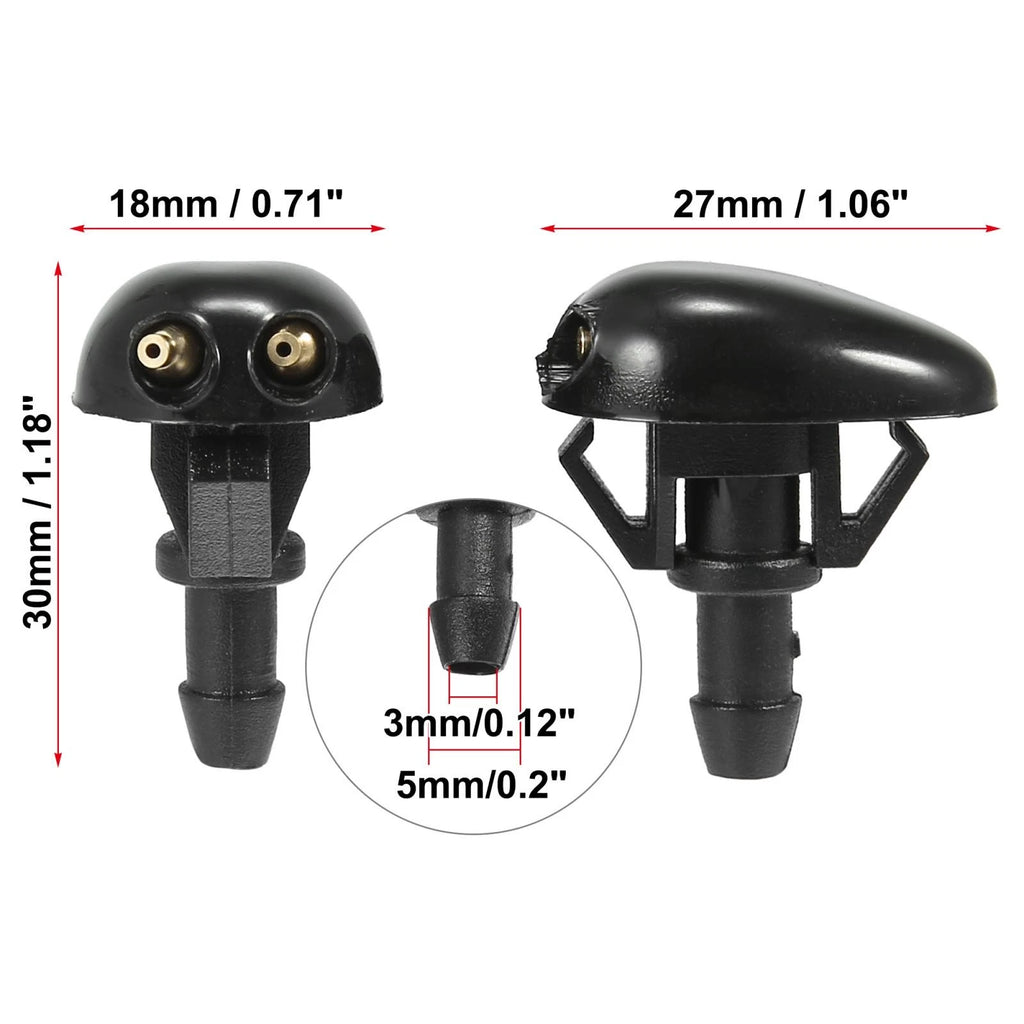Set of 4 Front Windshield Washer Nozzles for Nissan Frontier (1998–2004) 28931-3S500