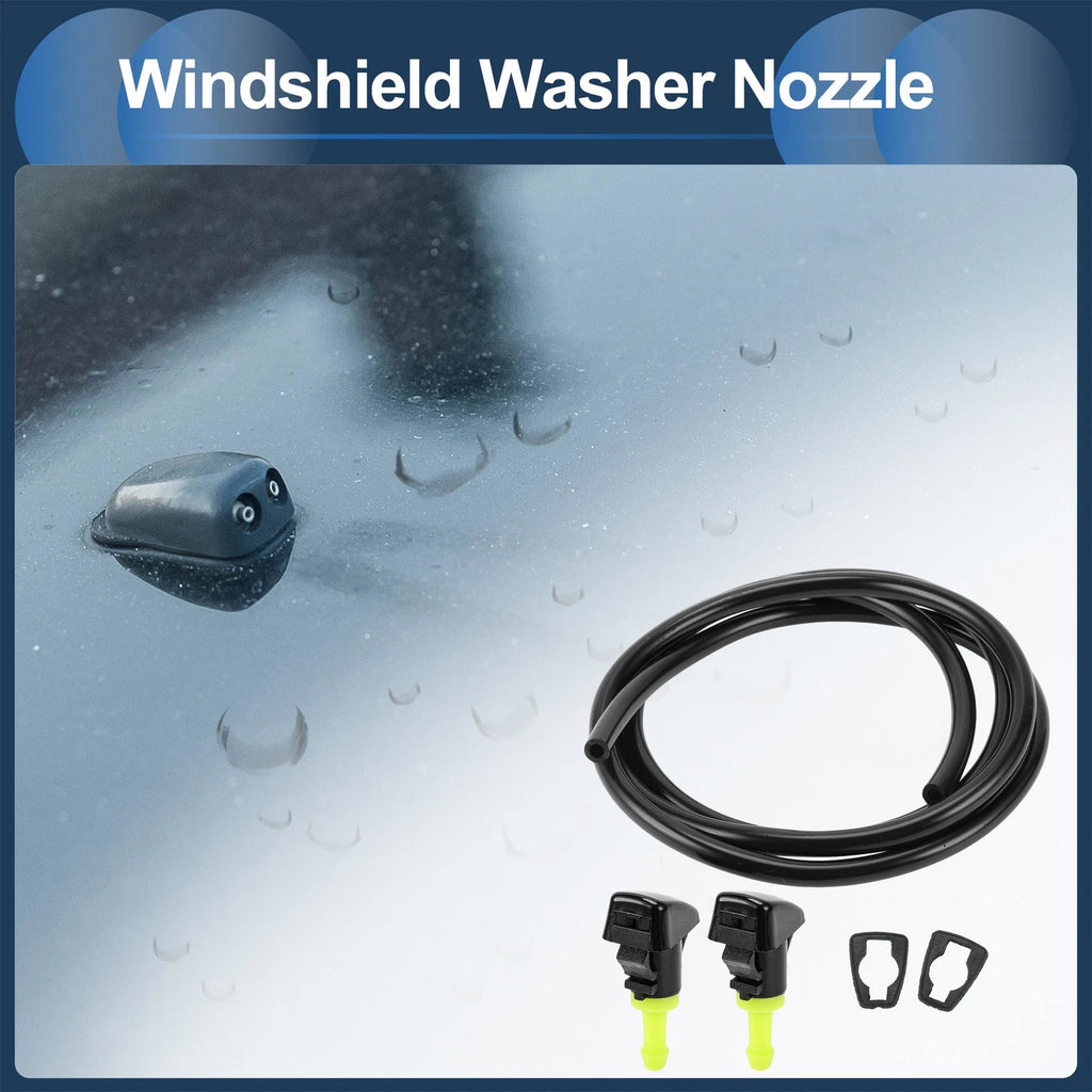 Windshield Washer Nozzle Set with Gasket for Dodge (No. 5303833AA)