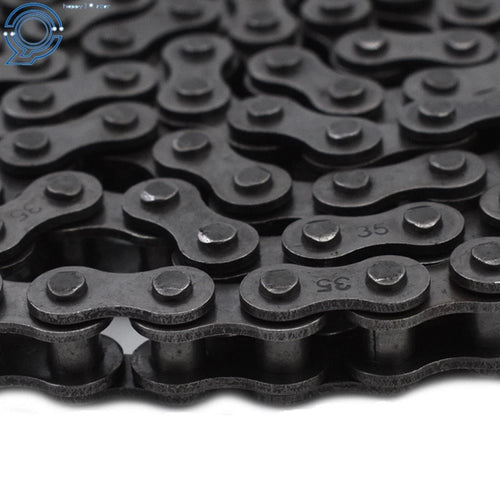#35 Roller Chain 10 Feet with 2 Connecting Links 0.375 Inch
