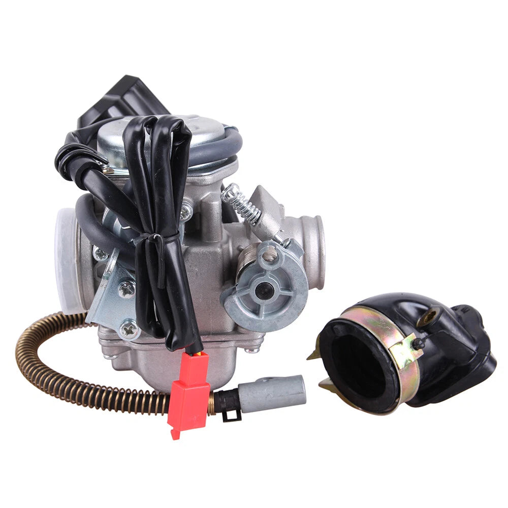GY6 150cc 24mm Carburetor for Taotao Sunl Tank Roketa ATV Moped Gokart