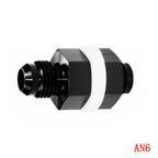 Black Aluminum AN6 Flare Fuel Cell Bulkhead Fitting for Car