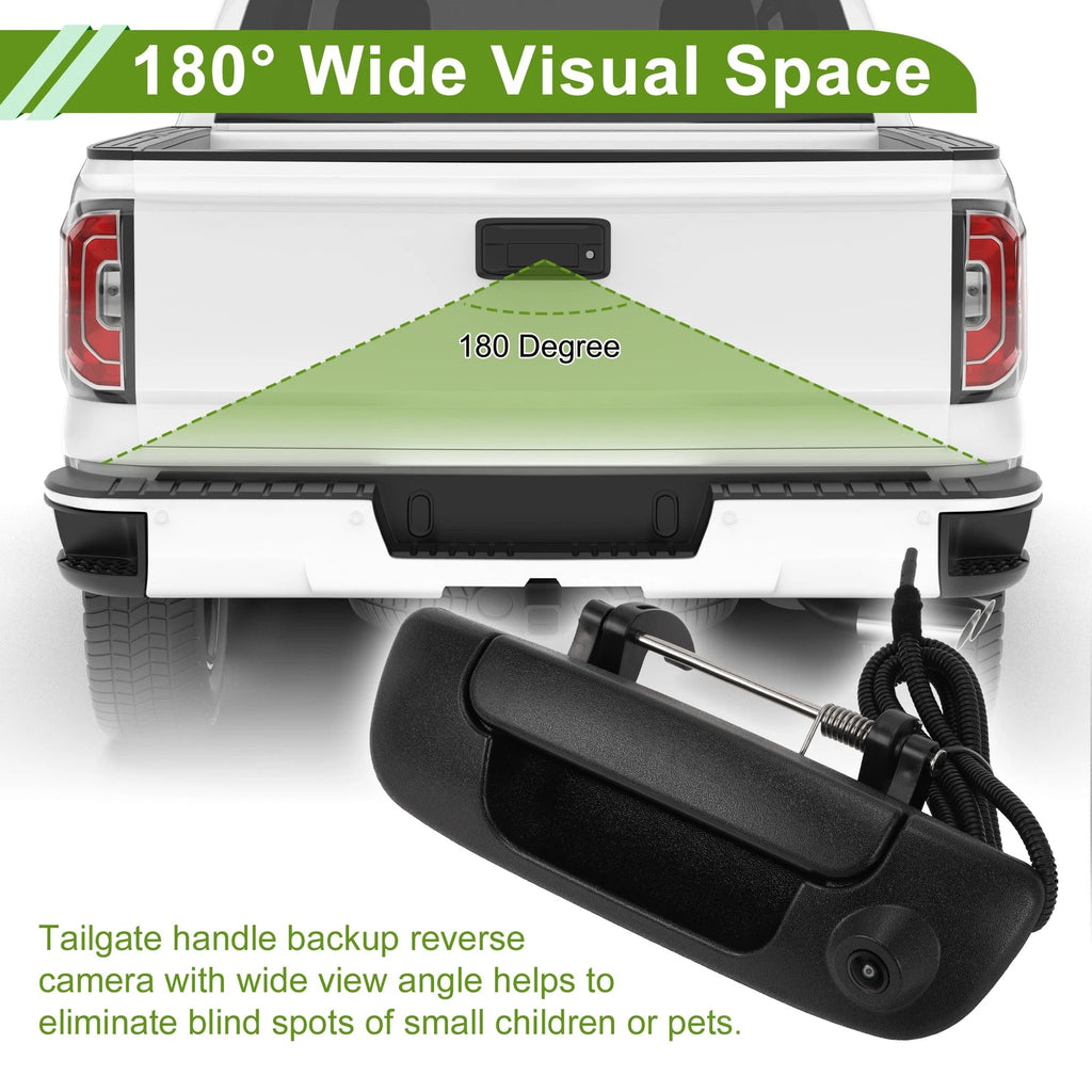 Tailgate Handle Backup Rear View Camera No. 55276237AA for Dodge Ram 1500 (2019–2023)