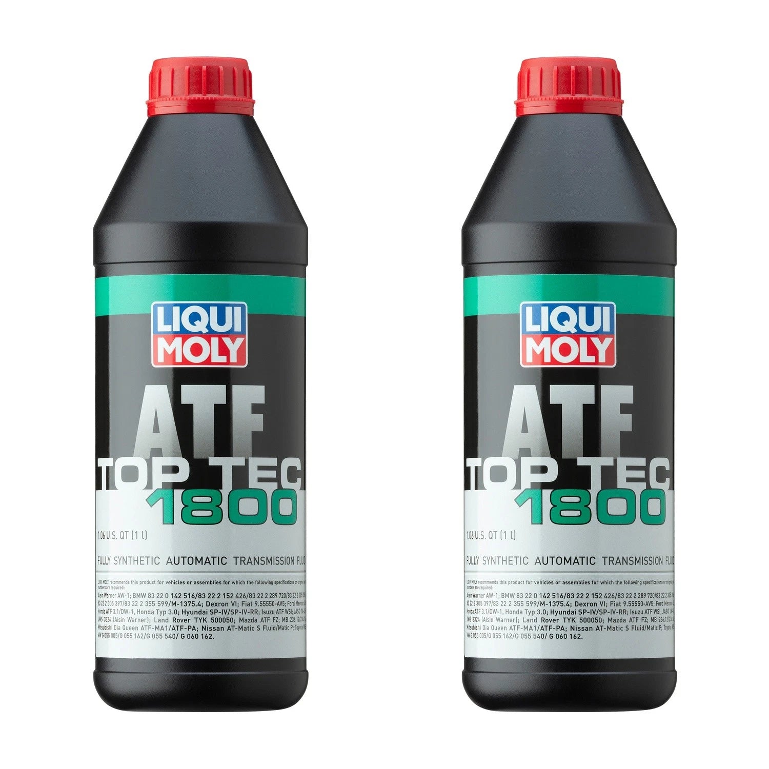 Set of 2 Liqui Moly ATF 1800 Automatic Transmission Fluid 1L for