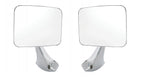 Outside Rearview Door Mirrors Chrome Pair for 1970–1972 Chevy Truck