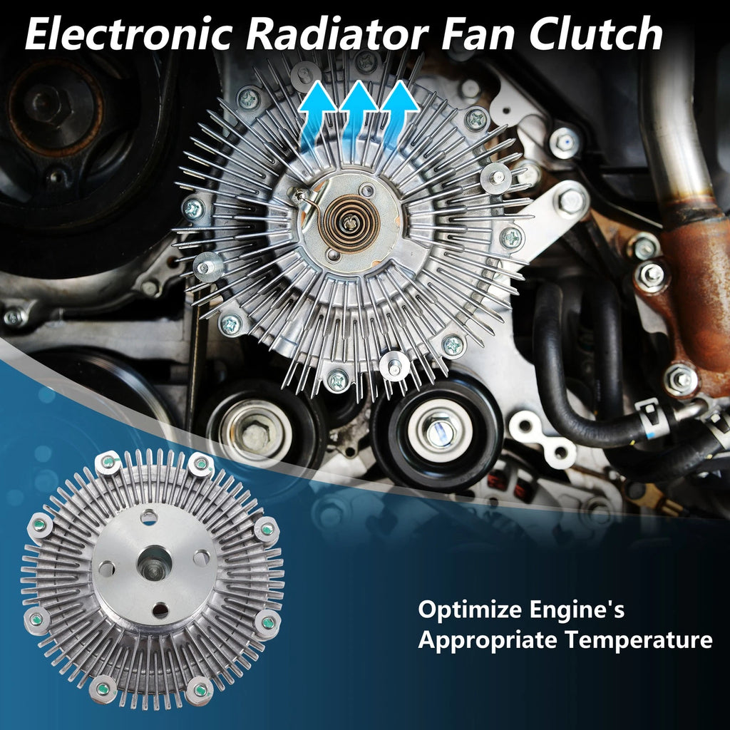 Engine Cooling Fan Clutch for Dodge Ram 50 L4 2.0L (1983–1989) No. 19189657