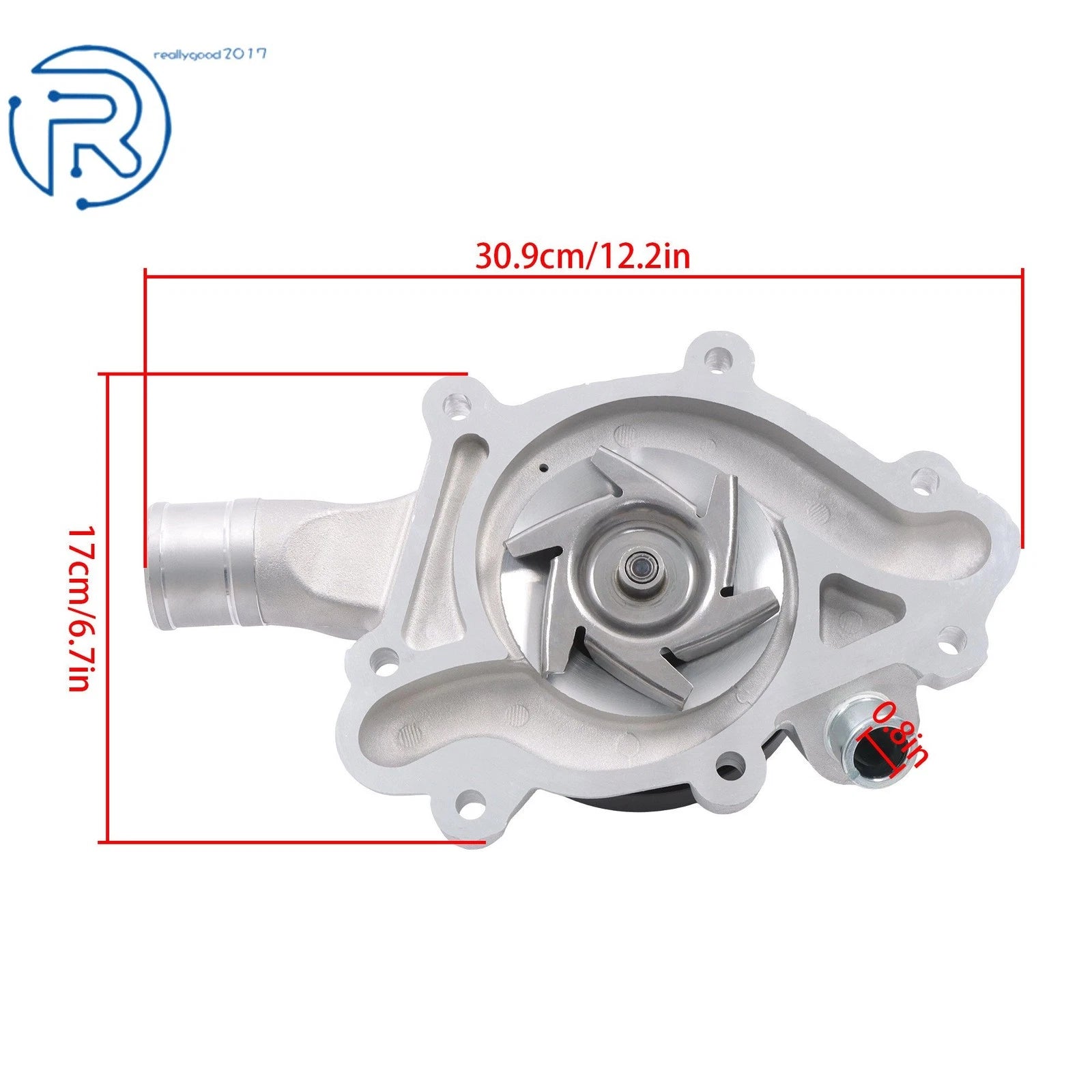 Water Pump for Jeep Grand Cherokee, Dodge Dakota, Ram 5.2L 5.9L V8 (1993–2004) 4851178AB