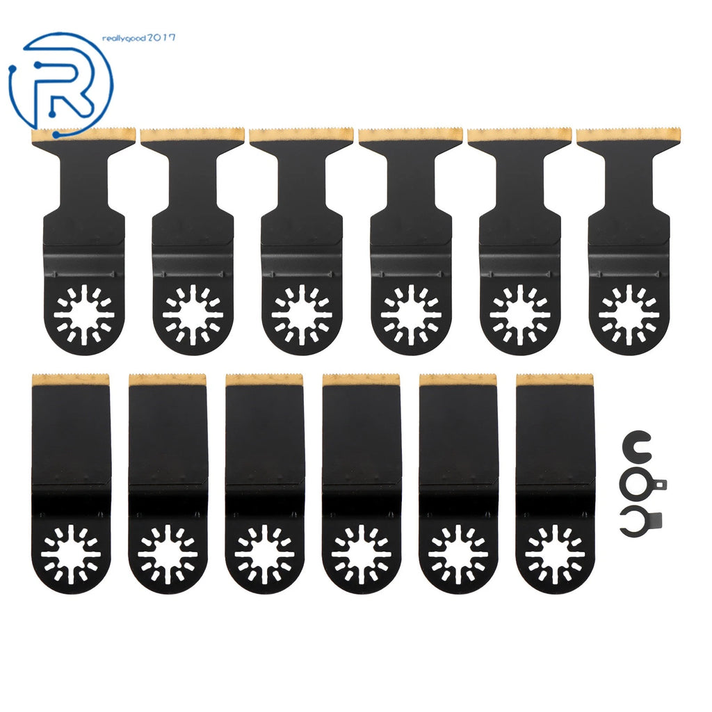 Set of 6 Oscillating Tool Blades for Universal Use (34mm & 44mm)