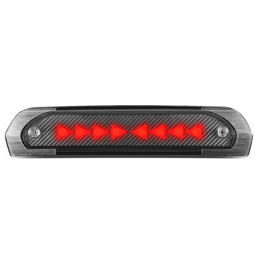 Chasing Triangle LED Carbon Third Brake Light for Ram 1500 2500 3500 (2002–2009)