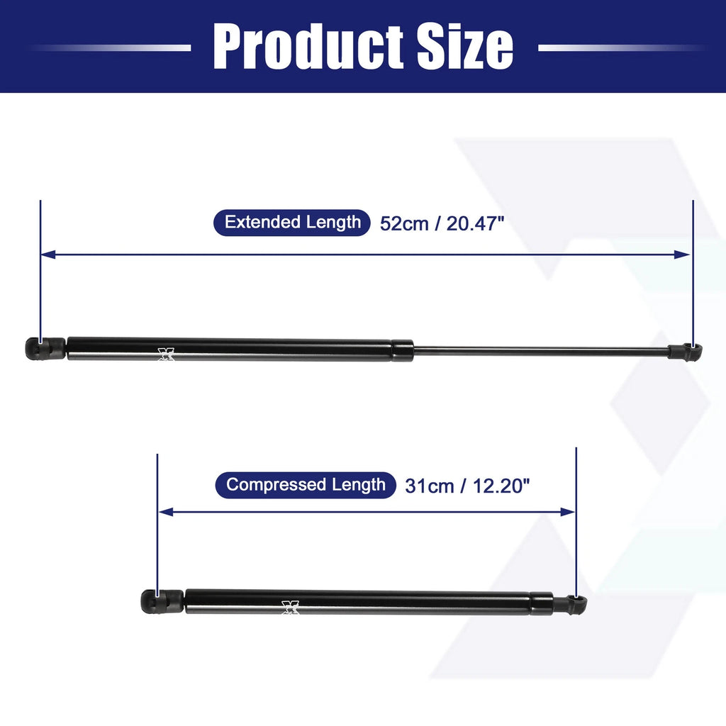 2X Front Hood Gas Lift Supports for Lexus RX350 (2010–2015)