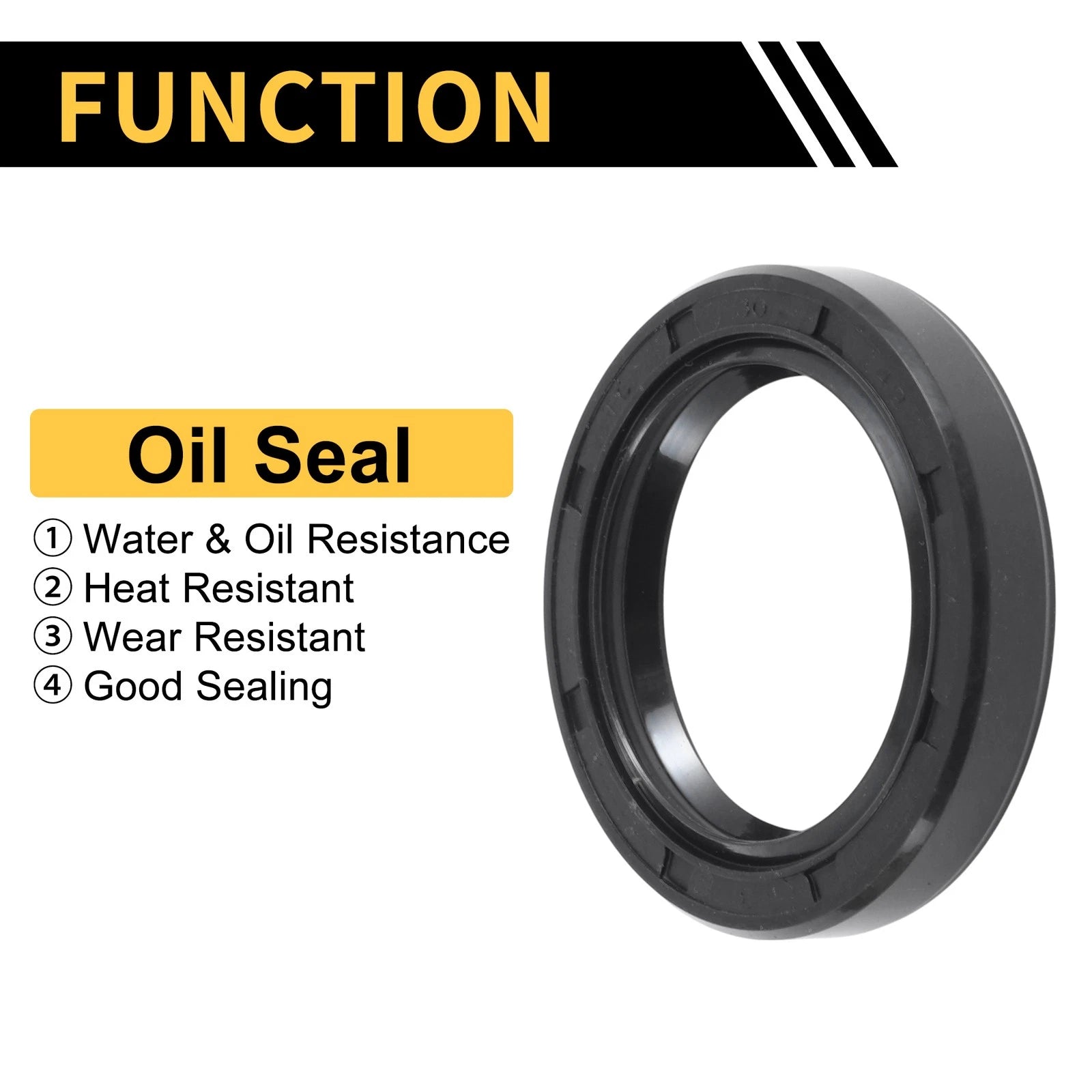 Set of 5 Oil Seal Ring 30x42x7mm NBR Rubber for Various Models 