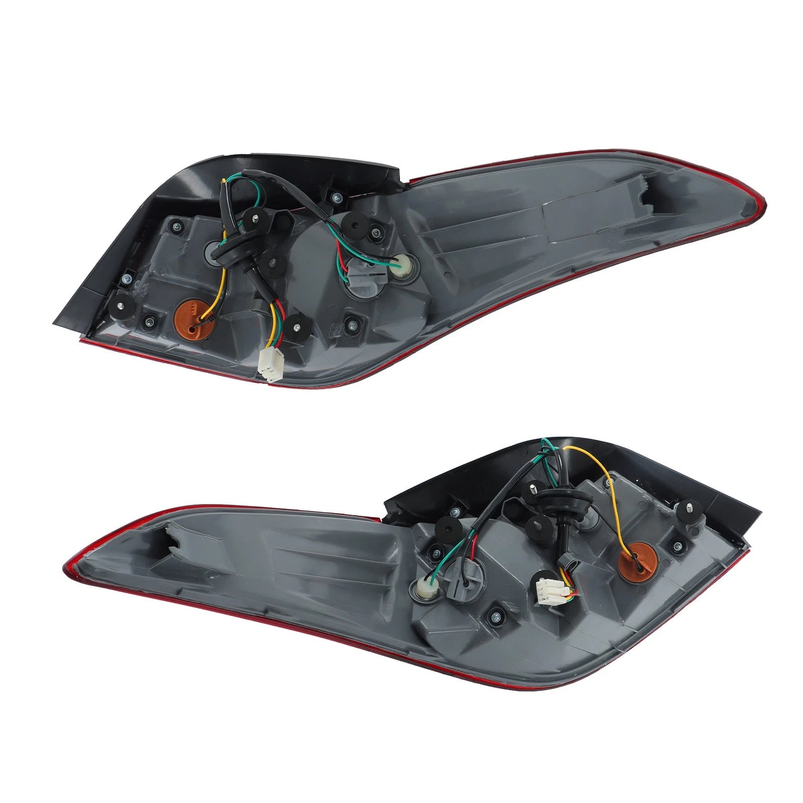 Set of 2 Halogen Tail Lights for Hyundai Elantra (2011–2013) Outer Black