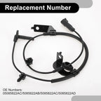 ABS Wheel Speed Sensor for Dodge Avenger 2008-2014 Front Left & Right