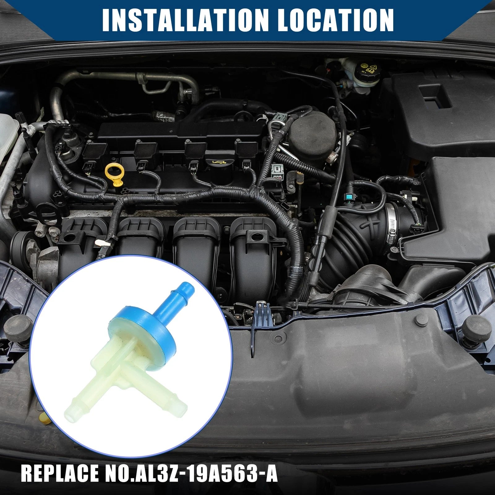 Vacuum Control Valve AL3Z19A563A for Ford Lincoln Navigator (2010–2017)