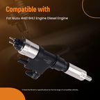 Set of 4 Fuel Injectors for Isuzu 4HL1 6HL1 (Direct Replacement 095000-5501)