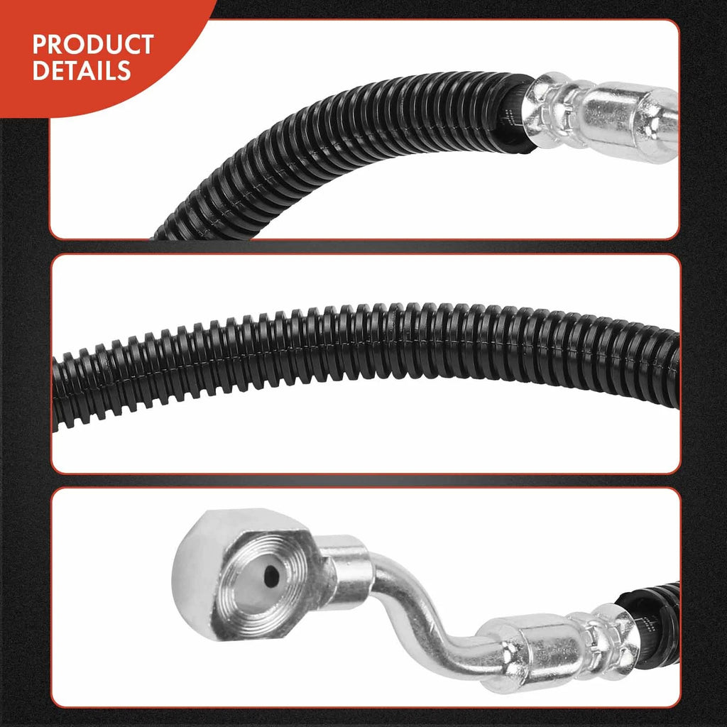 Rear Left Brake Hydraulic Hose for Chevrolet Silverado 3500 (2001–2007)