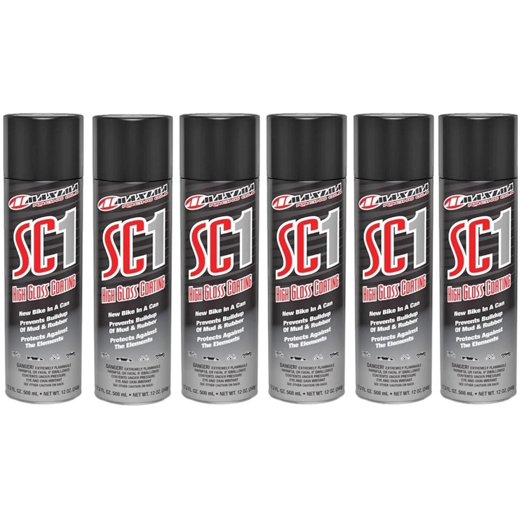 6X Maxima SC1 High Gloss Coating Silicone Detailer Spray for Dirt Bike ATV UTV