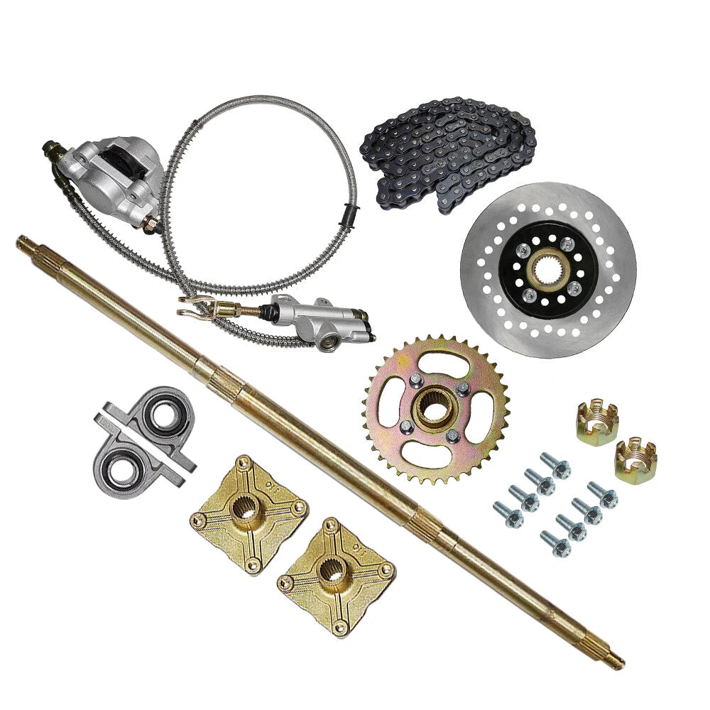 Rear Live Axle Kit for ATV Quad Go Kart (32", 815mm)