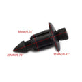 50pcs 6mm Fairing Trim Plastic Push Fit Rivet Clips for Suzuki