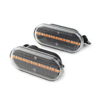 LED Side Marker Lights for Volkswagen VW Bora Golf 3 4 Amber Clear
