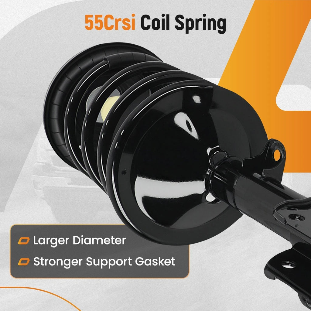 2X Front Quick Complete Struts for Honda Odyssey (1999–2004) Shock Absorbers