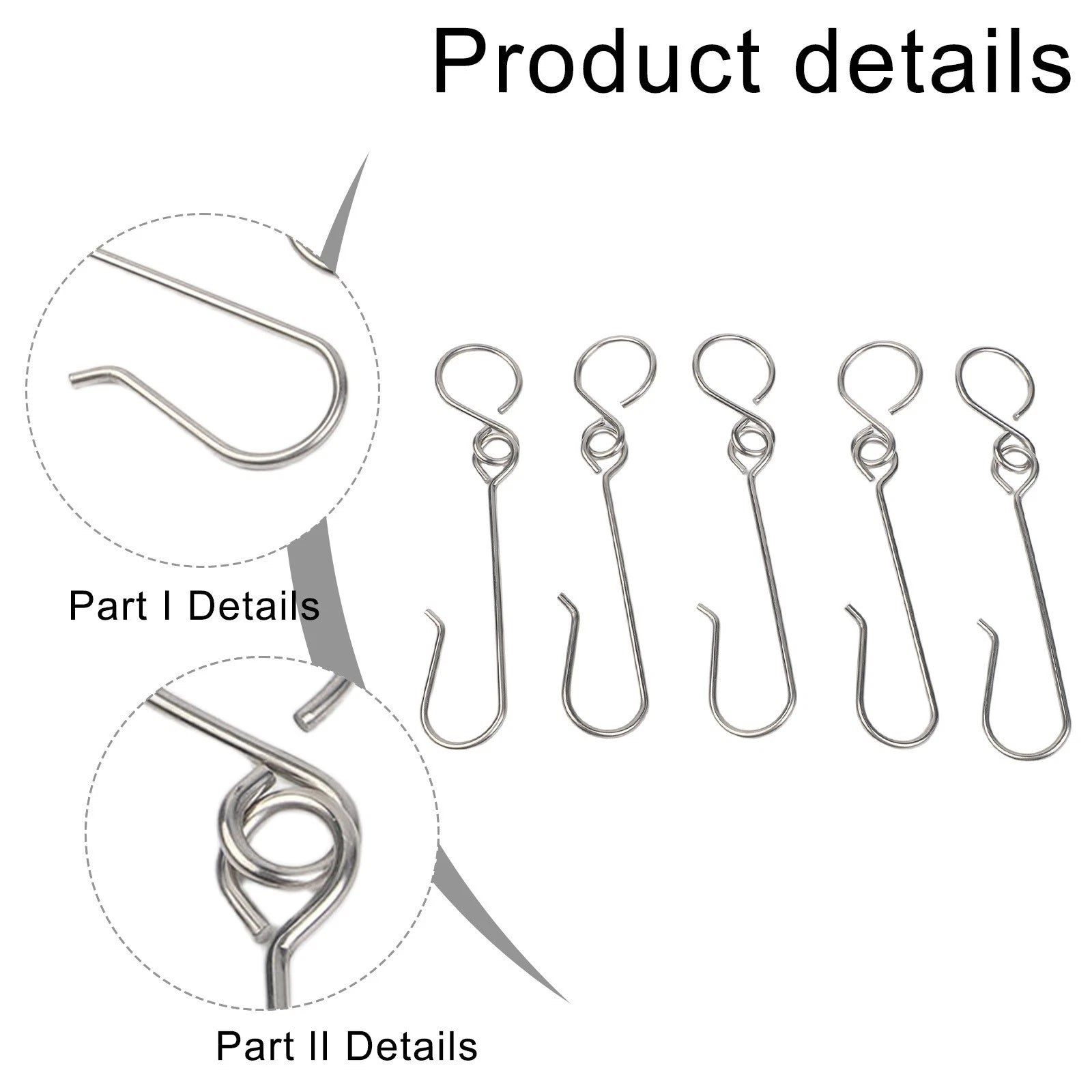 5PCS Stainless Steel Hooks for MAPP Propane Cans (Gas Bottles)