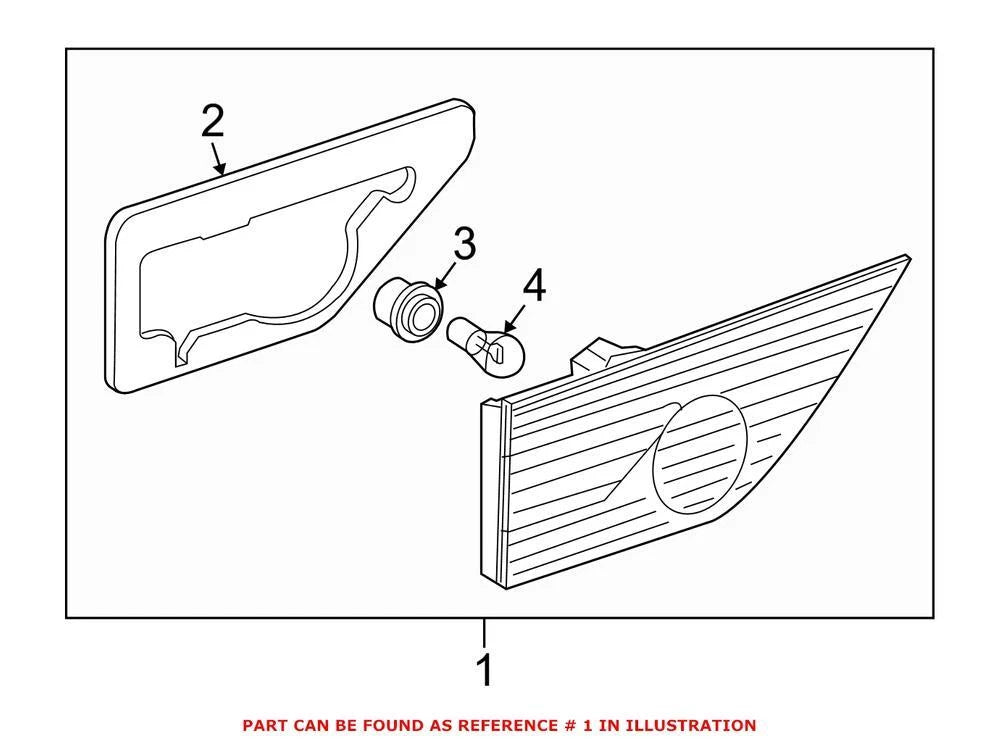 Tail Light Assembly for BMW (2000–2006) 63217162213