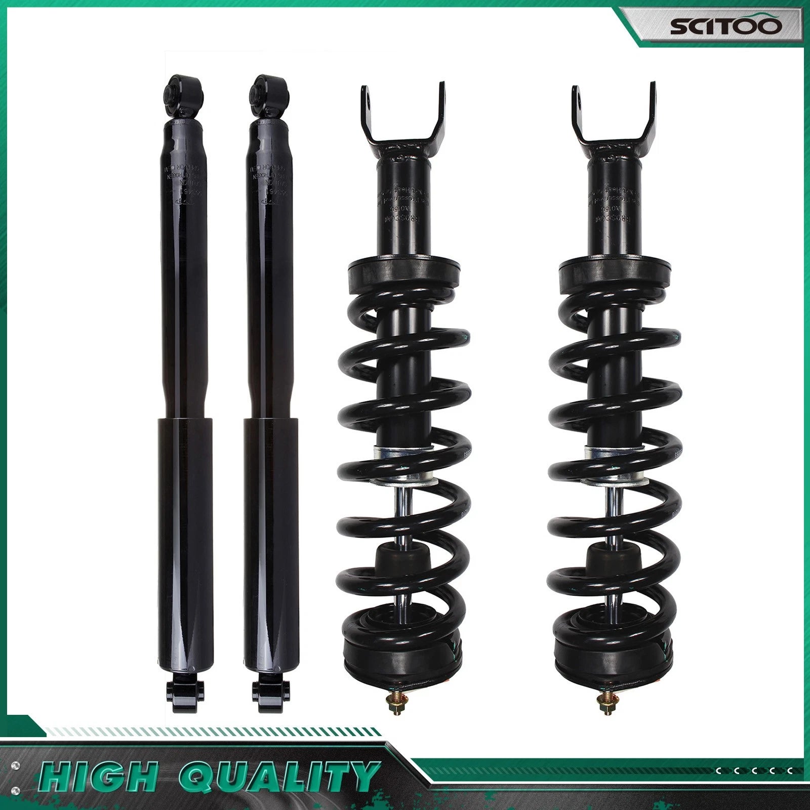 Front Complete Struts & Rear Shocks for Ram 1500 4WD (2011–2018)