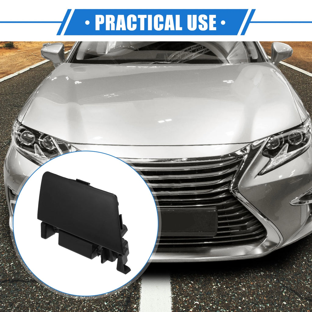Tow Hook Eye Hole Cover for Lexus RX350 (2015) - Plastic Black Right 732324921630