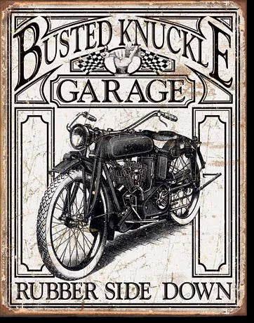 Vintage Replica Tin Metal Sign for Motorcycle Bike (1923)