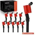 10x Red Ignition Coil for Ford F-250 Super Duty F-350 Super Duty (1999–2007)
