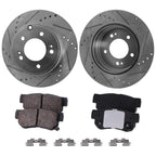 Rear Brake Disc Rotors and Pads Kit for Hyundai Azera Sonata (2005–2008)