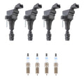 Set of 4 Ignition Coils & Spark Plugs for HHR, LaCrosse, Sky (2006–2011)