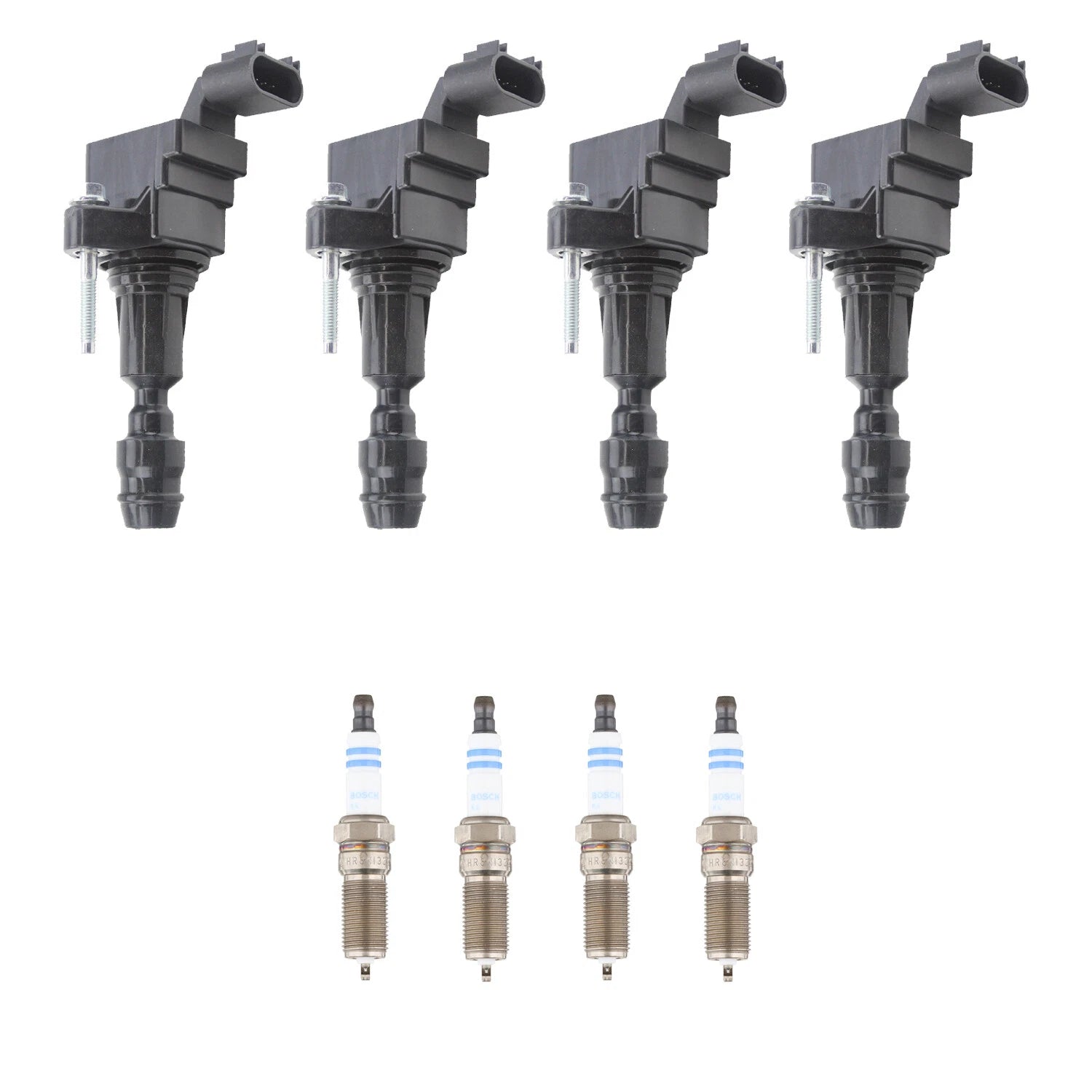 Set of 4 Ignition Coils & Spark Plugs for HHR, LaCrosse, Sky (2006–2011)