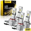 2X 9005+9006 LED Headlight Hi/Low Beam Bulb 6500K 200W for