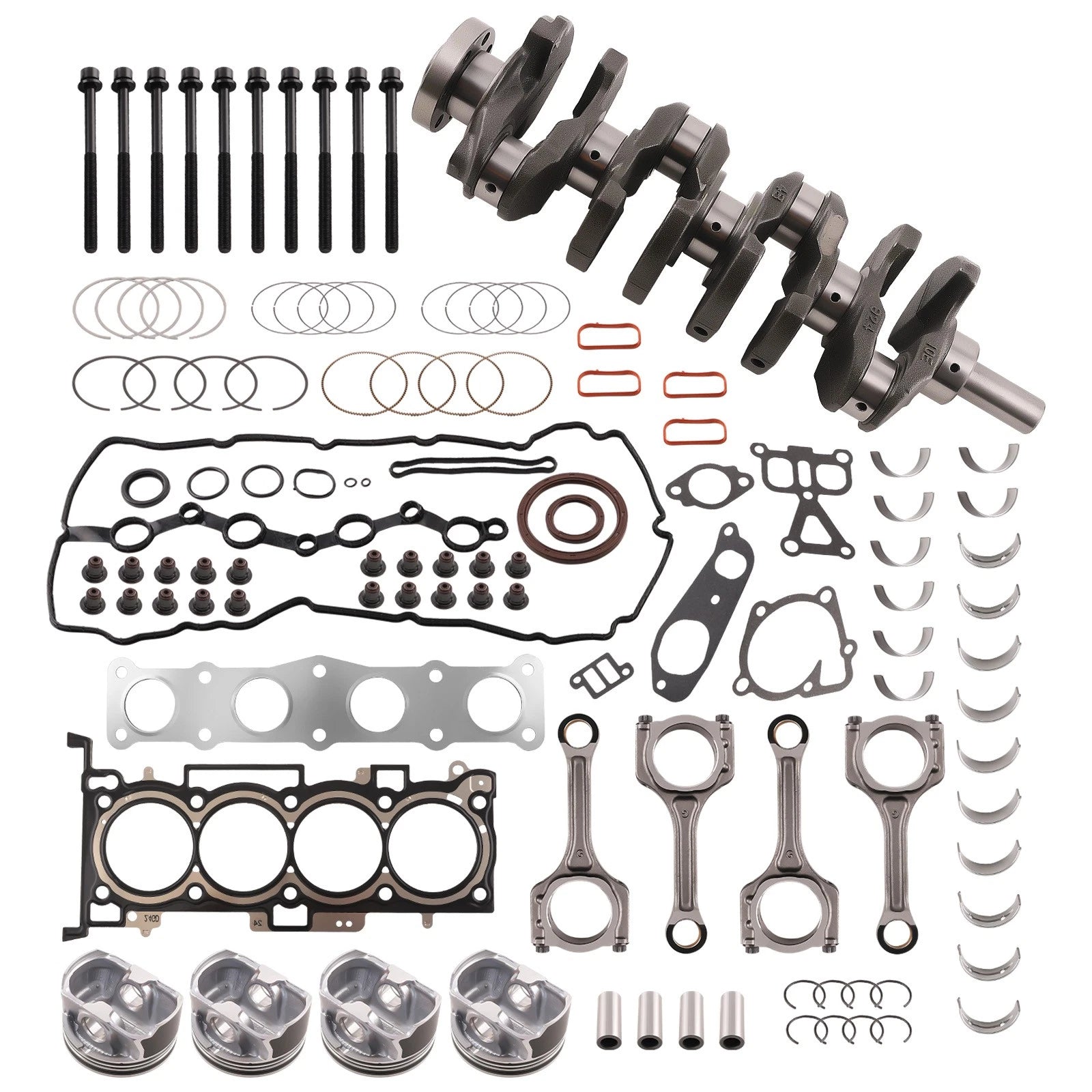 Engine Rebuild Kit for Hyundai Santa Fe Tucson Kia Optima 2.4L (2010–2016)