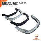 Glossy Black  Fender Flares for Toyota Hilux (1997-2005)