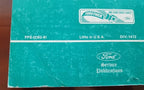 Service Shop Manual for Lincoln Mark VII (1991) FPS-12192-91