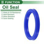 Set of 5 Oil Seal Rotary Shaft Seal 53x65x8mm for Various Models