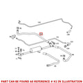 Genuine OEM Crankcase Breather Pipe 1200102270 for Mercedes-Benz