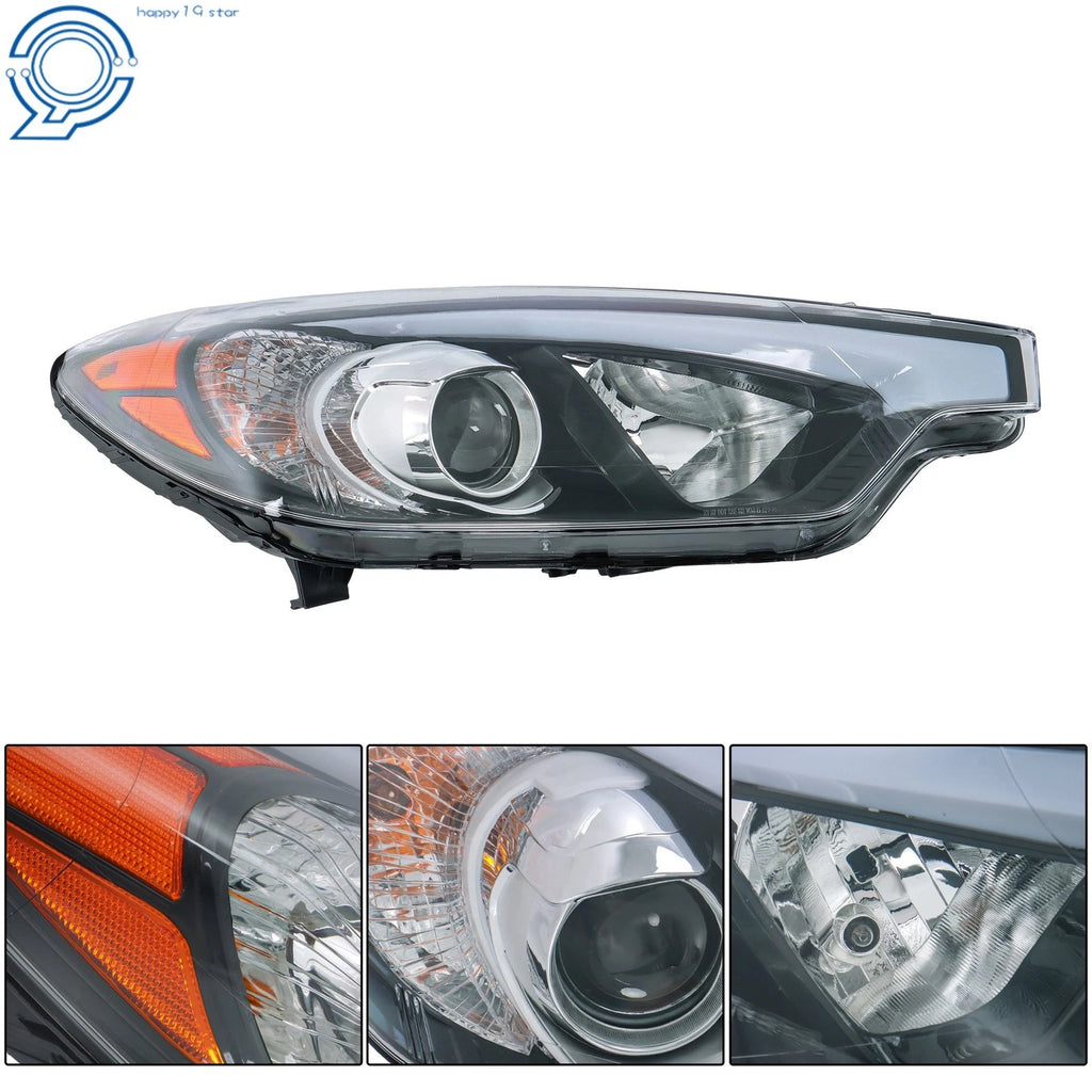 1PC Halogen Headlight Assembly for Kia Forte (2014–2016)