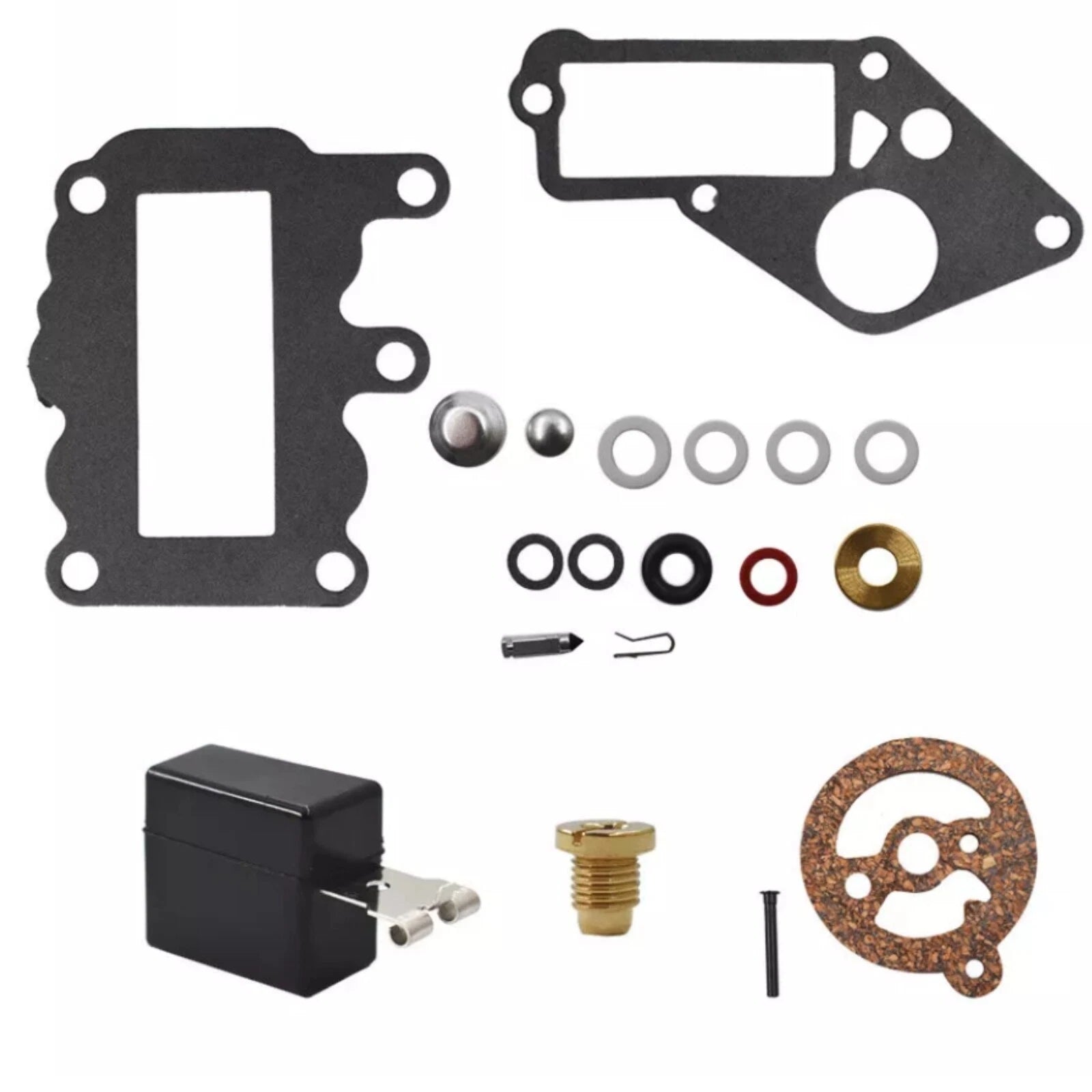Carb Kit with Float for Johnson Evinrude Outboard 9.5 (OE 382048)