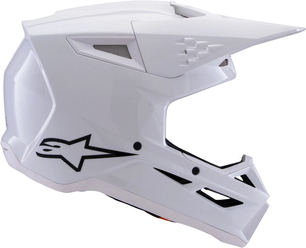 Alpinestars SM3 Off-Road Helmet 2X-Large White Gloss for Trail Riding (2023)