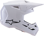 Alpinestars SM3 Off-Road Helmet 2X-Large White Gloss for Trail Riding (2023)