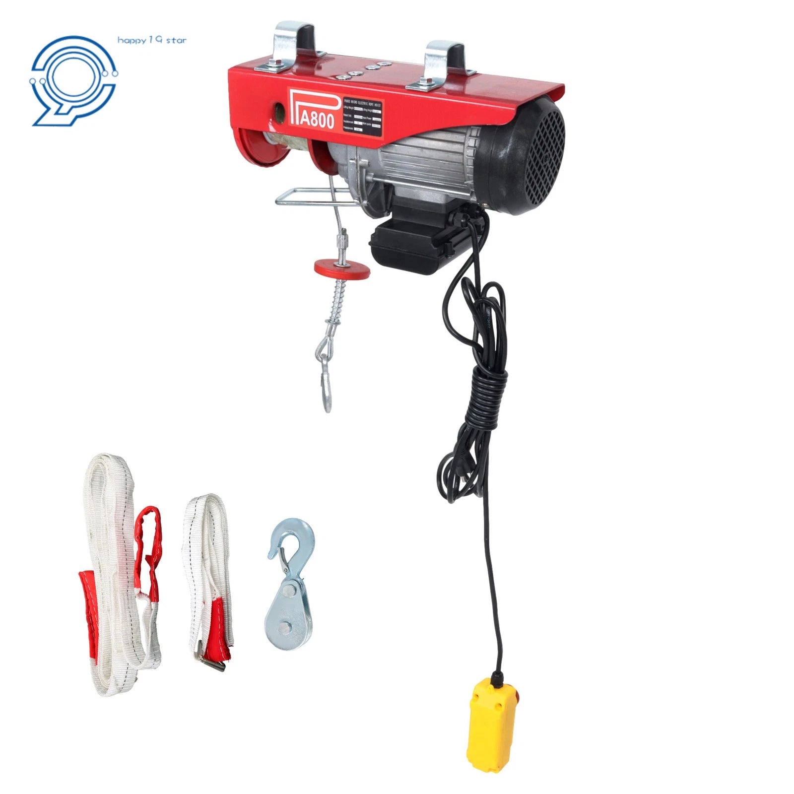 Electric Winch for Factories with 14ft Wired Remote Control
