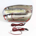 Chrome Side Mirror Cover with LED Turn Signal for Mercedes W210 E-Class (2000–2002)