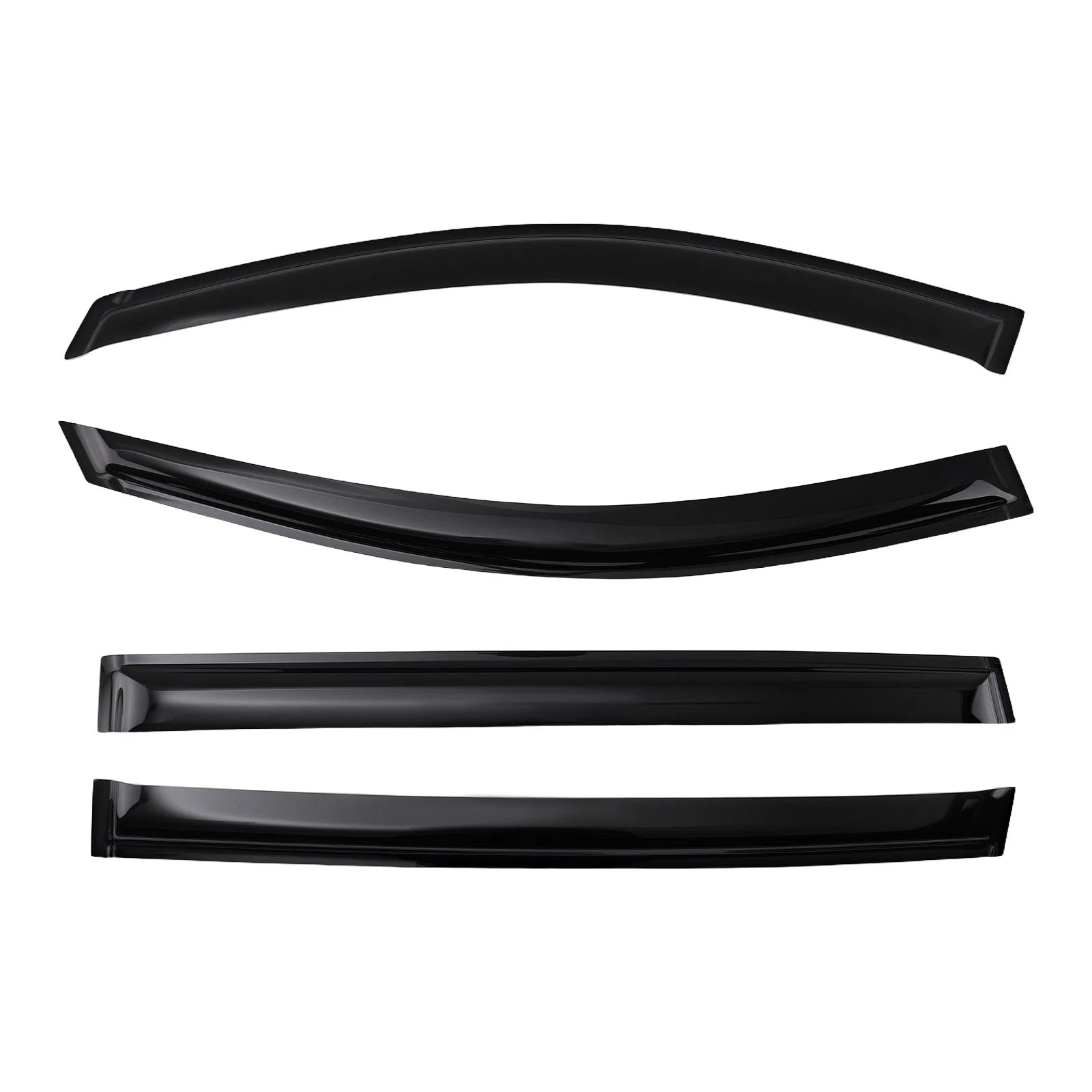 Set of 4 Rain Guard Window Deflectors for Toyota Sienna (2004–2010)