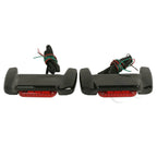 LED Spoilers for Harley Touring Models (1993–2013) - Vivid Black Hard Saddlebag Lid
