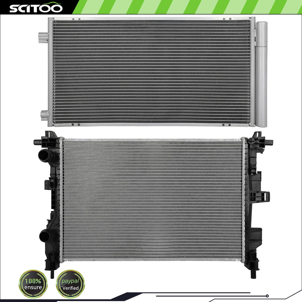 Radiator and A/C Condenser Kit for Jeep Renegade (2015–2021) & Fiat 500X (2016–2018)