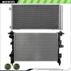 Radiator and A/C Condenser Kit for Jeep Renegade (2015–2021) & Fiat 500X (2016–2018)